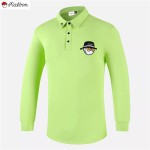 malbon 4종 남성 골프 긴팔 카라티셔츠